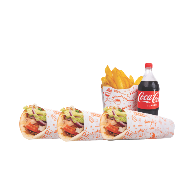 Juicy Beef Combo with fries and drink